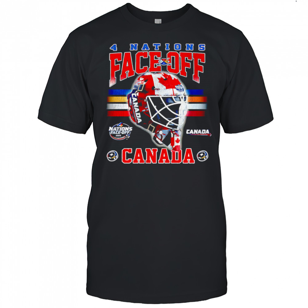 Canada 2025 4 Nations Face-Off Goalie Mask shirt