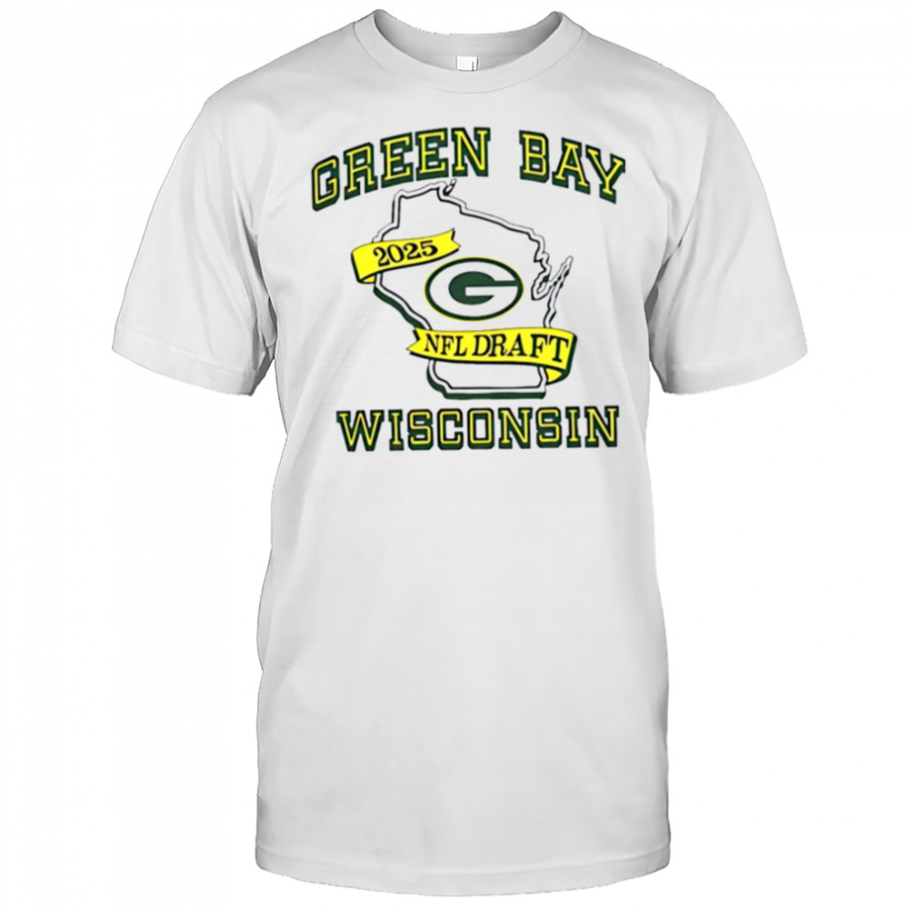 Green Bay Packers 2025 NFL Draft Wisconsin state shirt