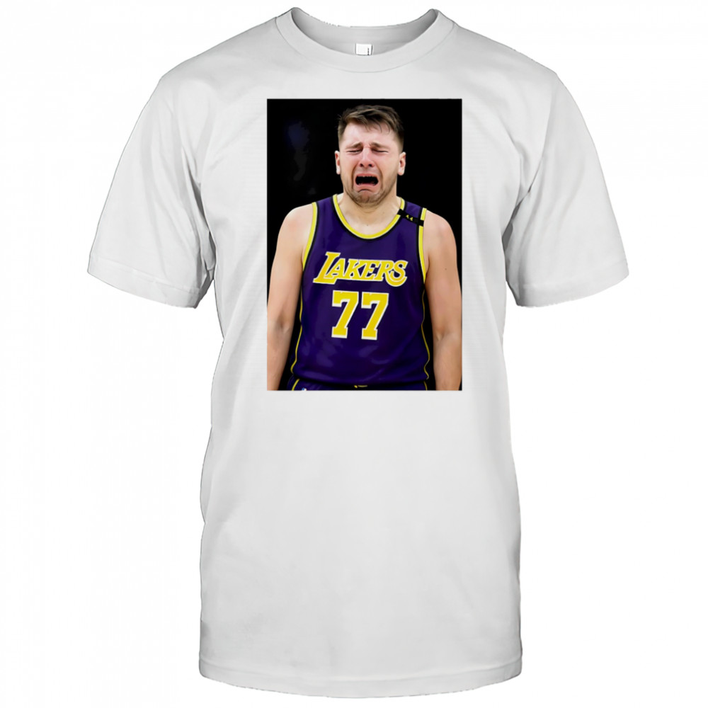 Luka Doncic crying funny shirt