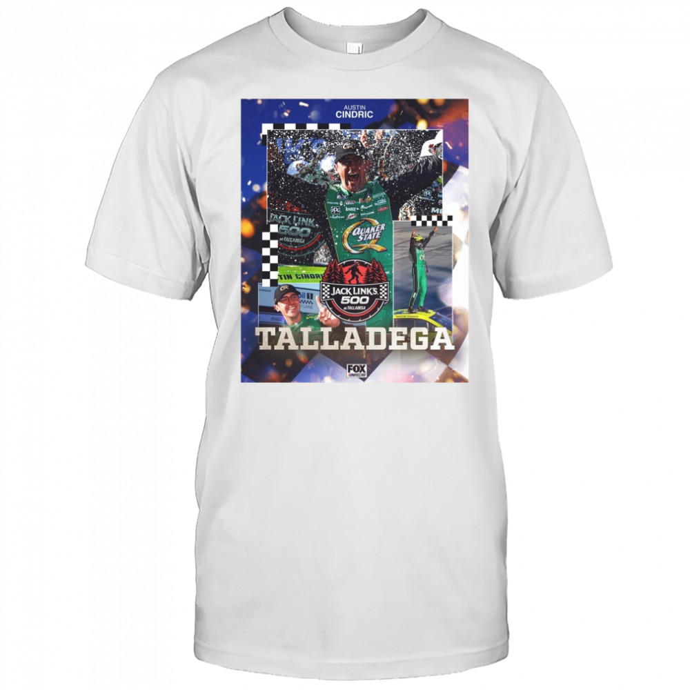 NASCAR Austin Cindric Scores His Third Career Cup Series Jack Link’s 500 At Talladega Poster t-shirt