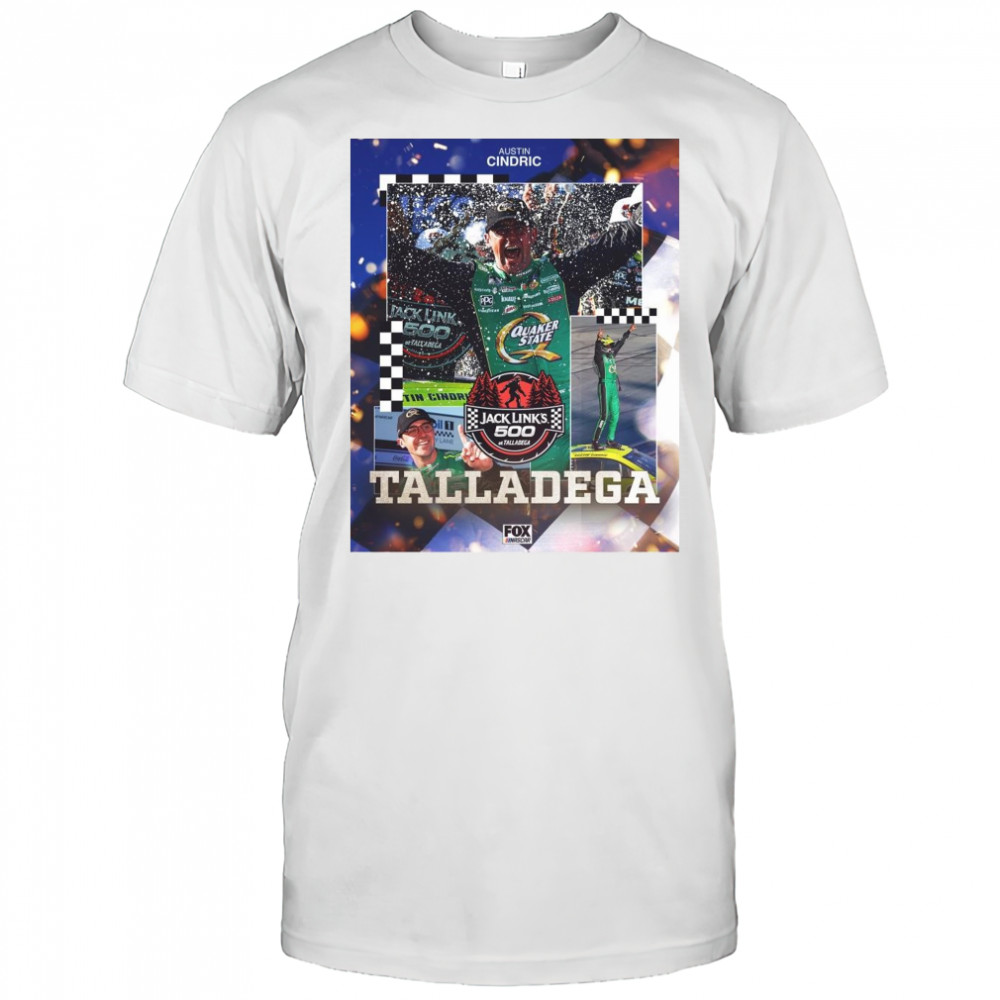 Poster NASCAR Austin Cindric Scores His Third Career Cup Series Jack Link’s 500 At Talladega t-shirt