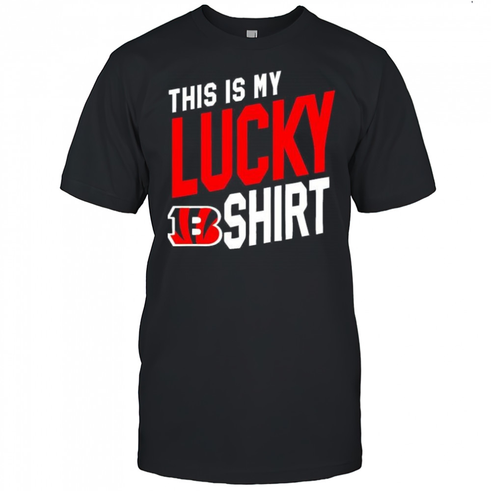 This is my lucky Cincinnati Bengals shirt