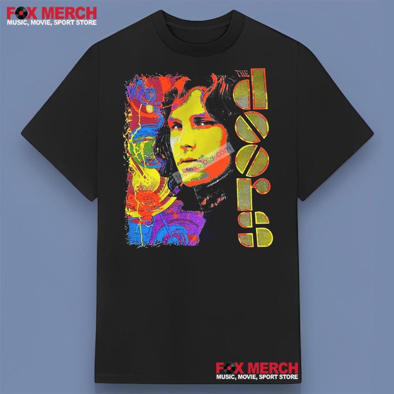 1994 THE DOORS JIM MORRISON SCORPIO BLACK T-SHIRT