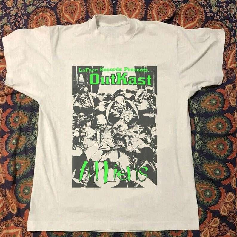 1996 Outkast Atliens Laface Records Promo Rap T-Shirt