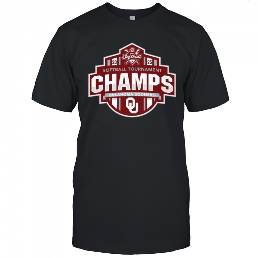2025 Oklahoma Sooners SEC Softball Conference Tournament Champions Locker Room NCAA t-shirt