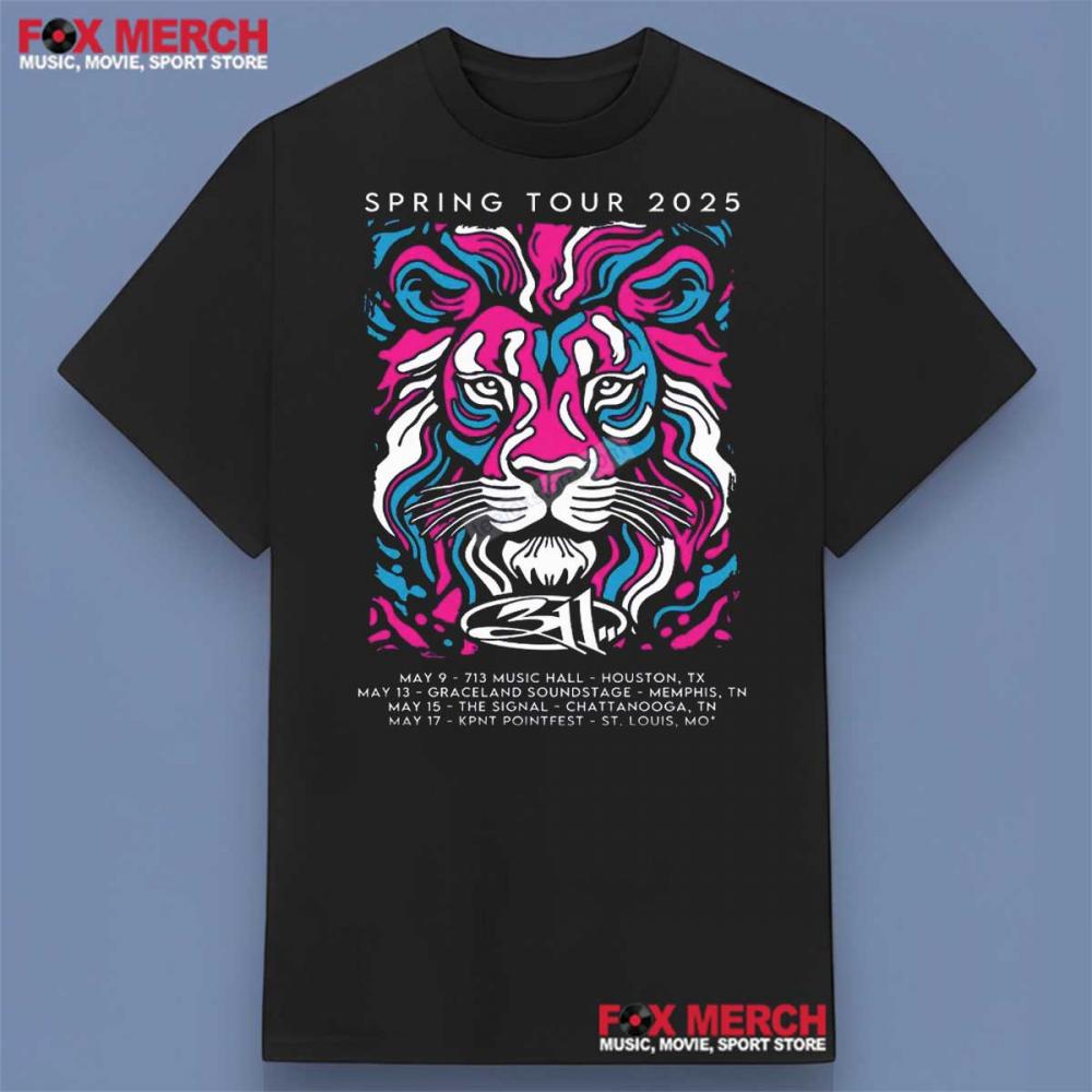 311 Band Spring Tour 2025 Front Shirt