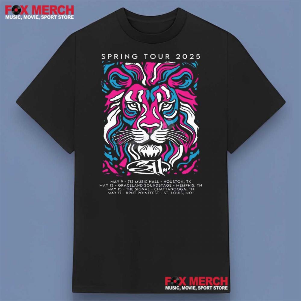 311 Band Spring Tour 2025 Shirt