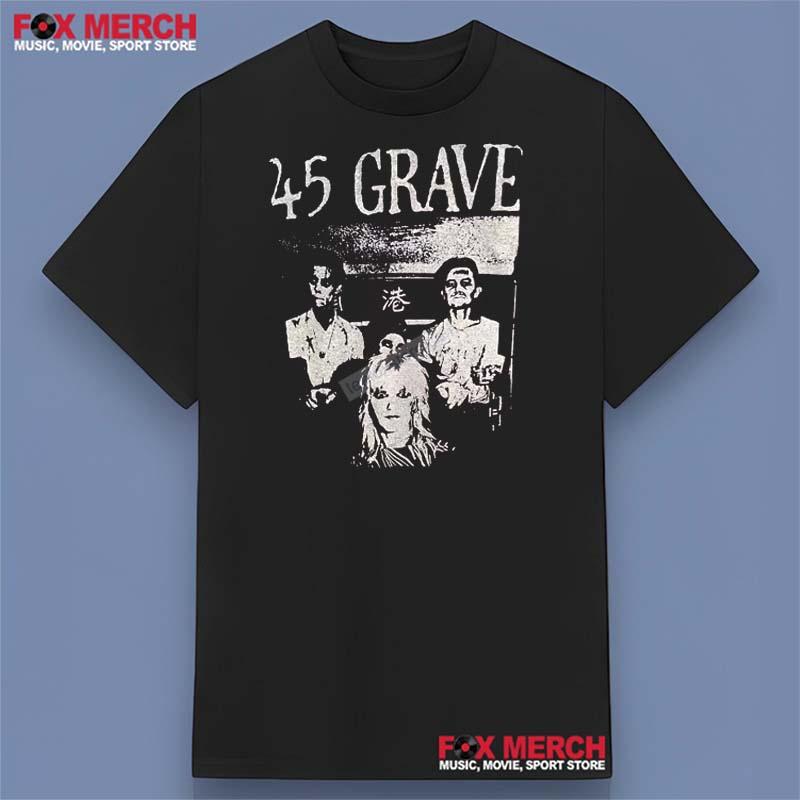 45 Grave Band Black Shirt