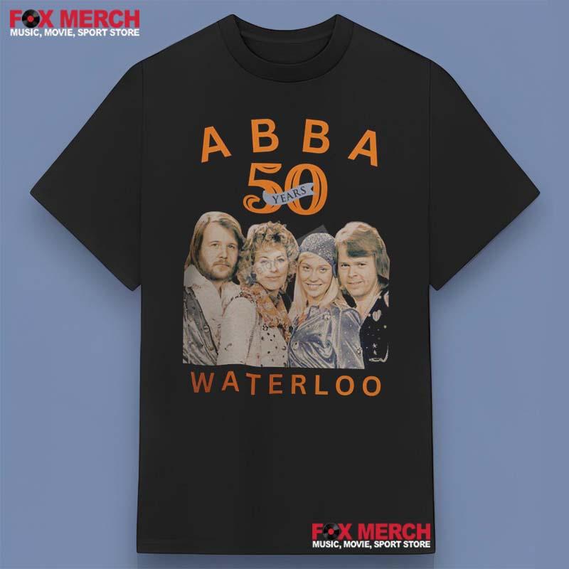 ABBA 50 Years Anniversary Band T-Shirt