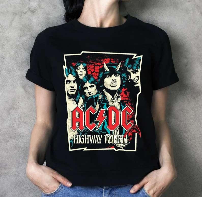 ACDC Highway to Hell T-Shirt Music Band