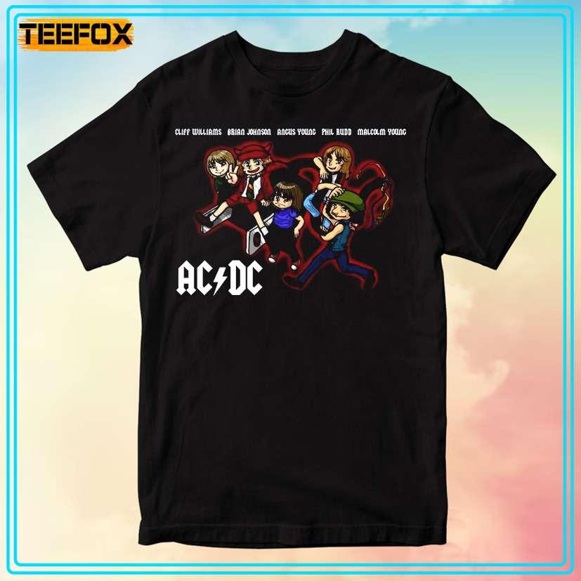 ACDC Members Music Band Retro T-Shirt