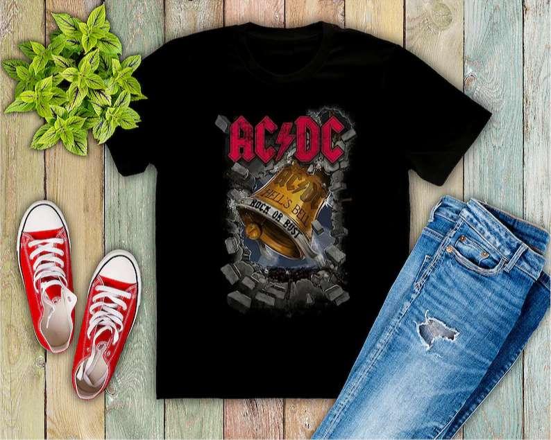 ACDC Rock Band Rock Or Bust Unisex T-Shirt