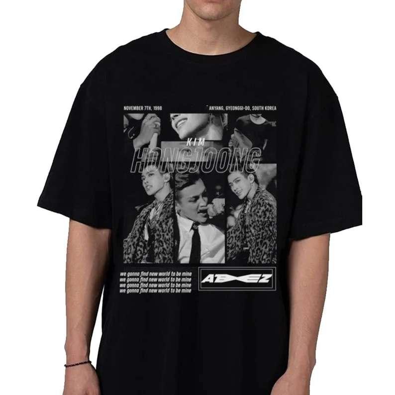 ATEEZ Boy Band Unisex T-Shirt Kim Hongjoong Kpop