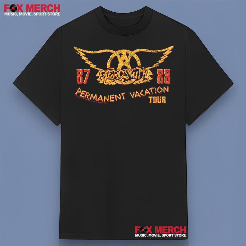 Aerosmith Permanent Vacation Tour 87-88 T-Shirt