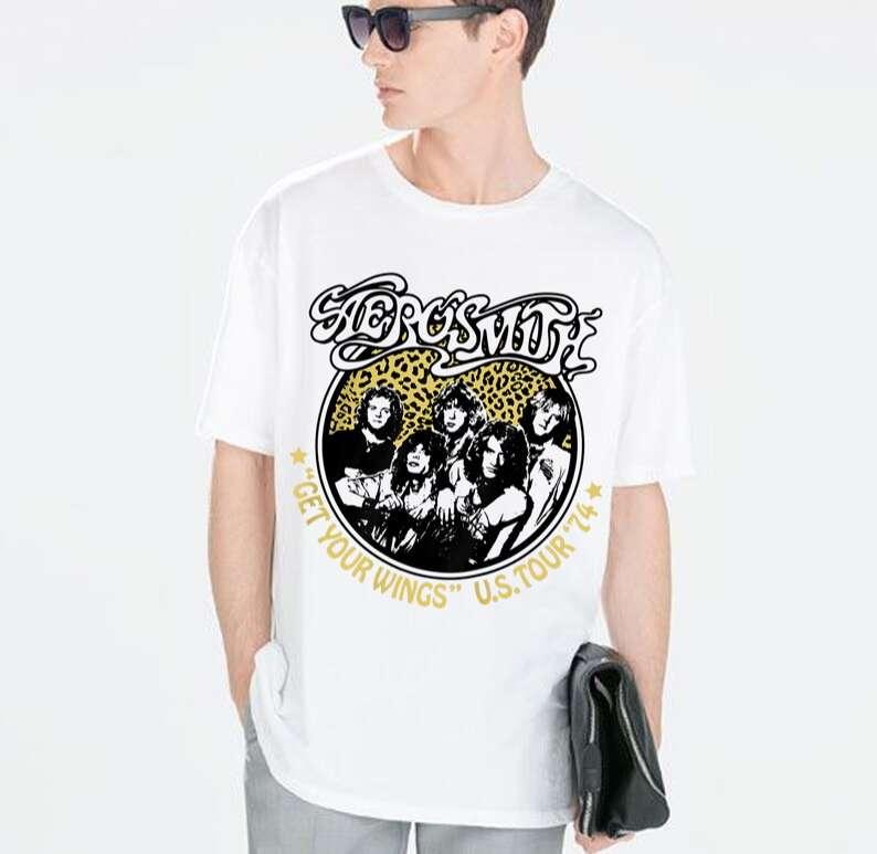 Aerosmith Wings T-Shirt Get Your Wings US Tour 74