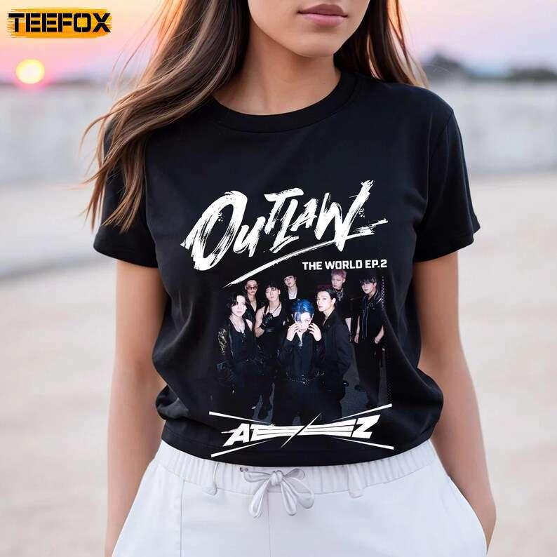 Ateez Outlaw Ateez World Tour Short-Sleeve T-Shirt