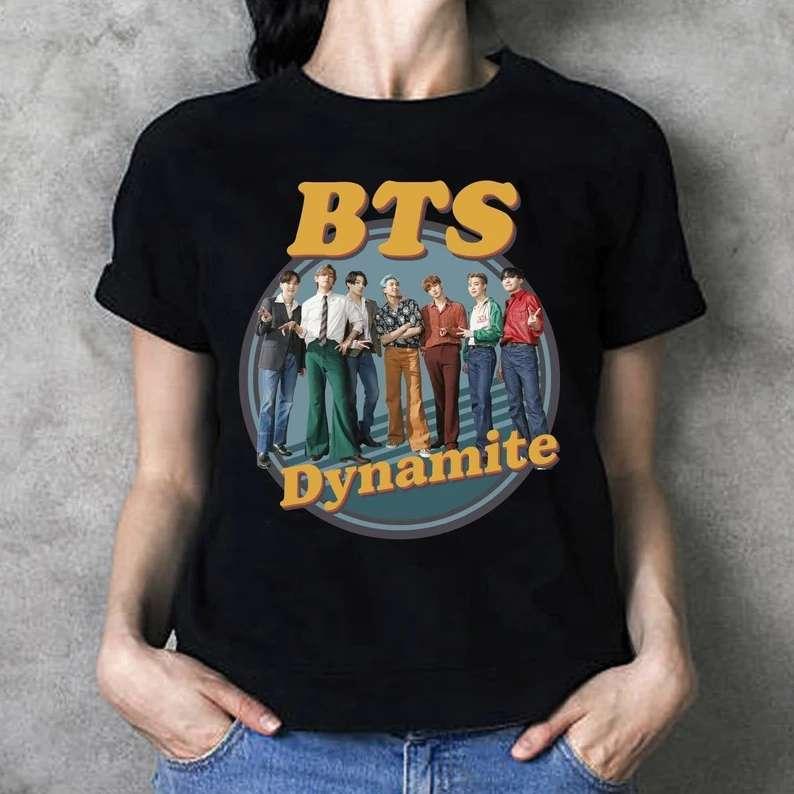 BTS Dynamite T-Shirt Band