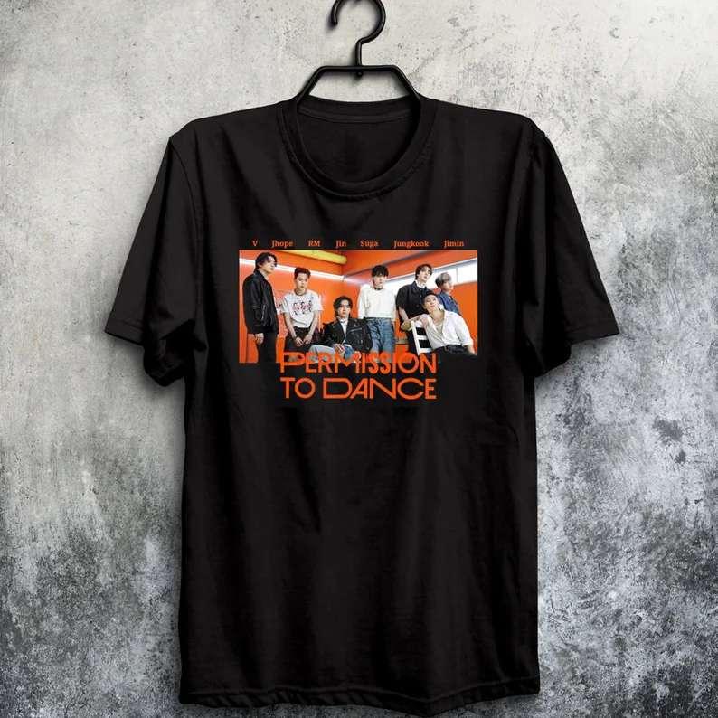 BTS T-Shirt Merch Permission to Dance on Stage Las Vegas 2022