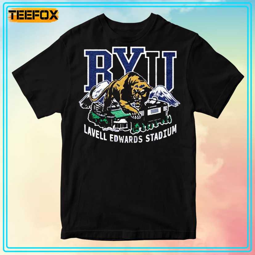 BYU Cougars Lavell Edwards Stadium Mascot Unisex T-Shirt