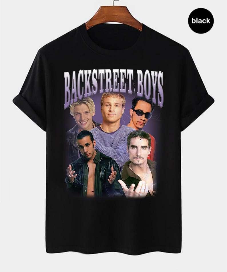 Backstreet Boys Band Retro Style Music T-Shirt
