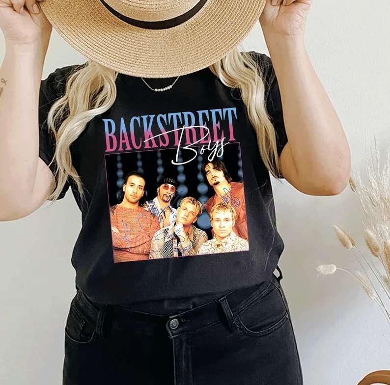 Backstreet Boys World Tour T-Shirt Signatures