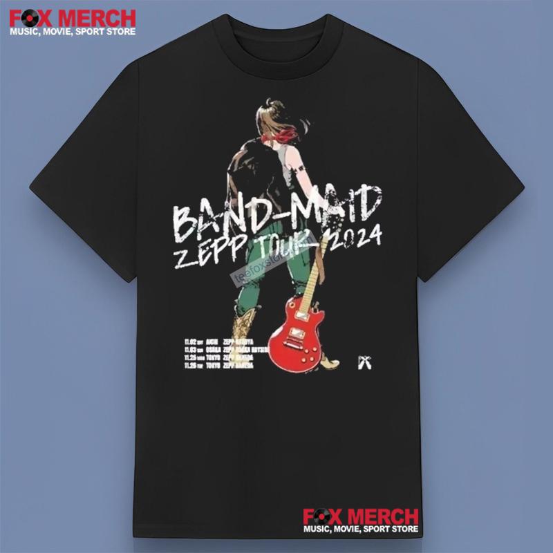 Band Maid Zepp Tour 2024 Concert Music T Shirt