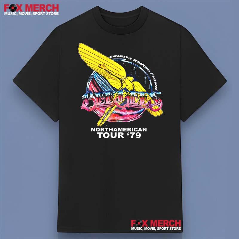 Bee Gees Spirits Having Flown NothAmerican Tour 79 Shirt