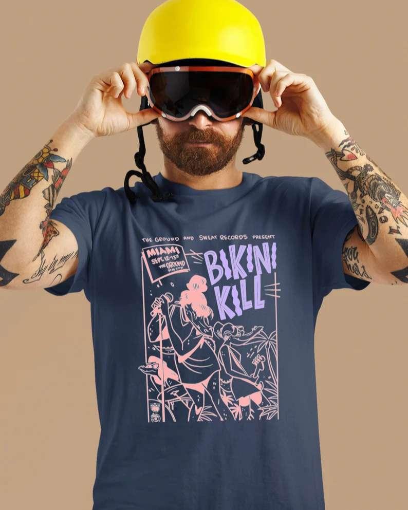 Bikini Kill Rock Band T-Shirt Riot Grrrl