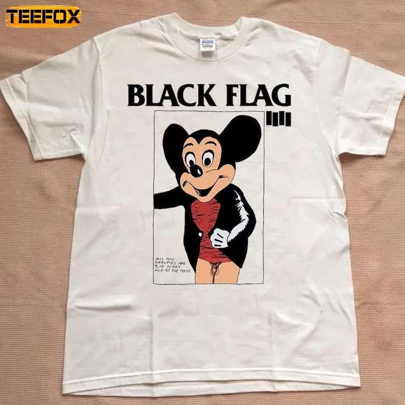 Black Flag Mickey Rock Band Short-Sleeve T-Shirt