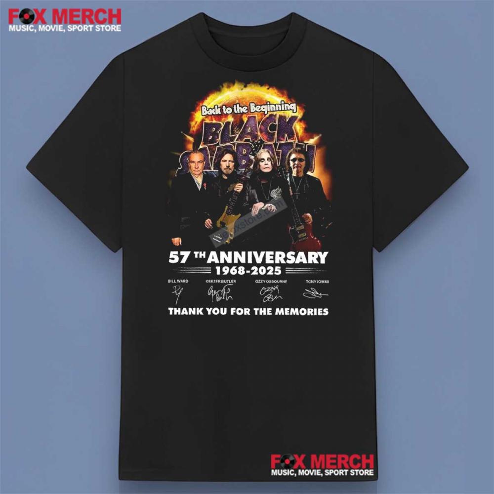 Black Sabbath Back to The Beginning 2025 Shirt 758593