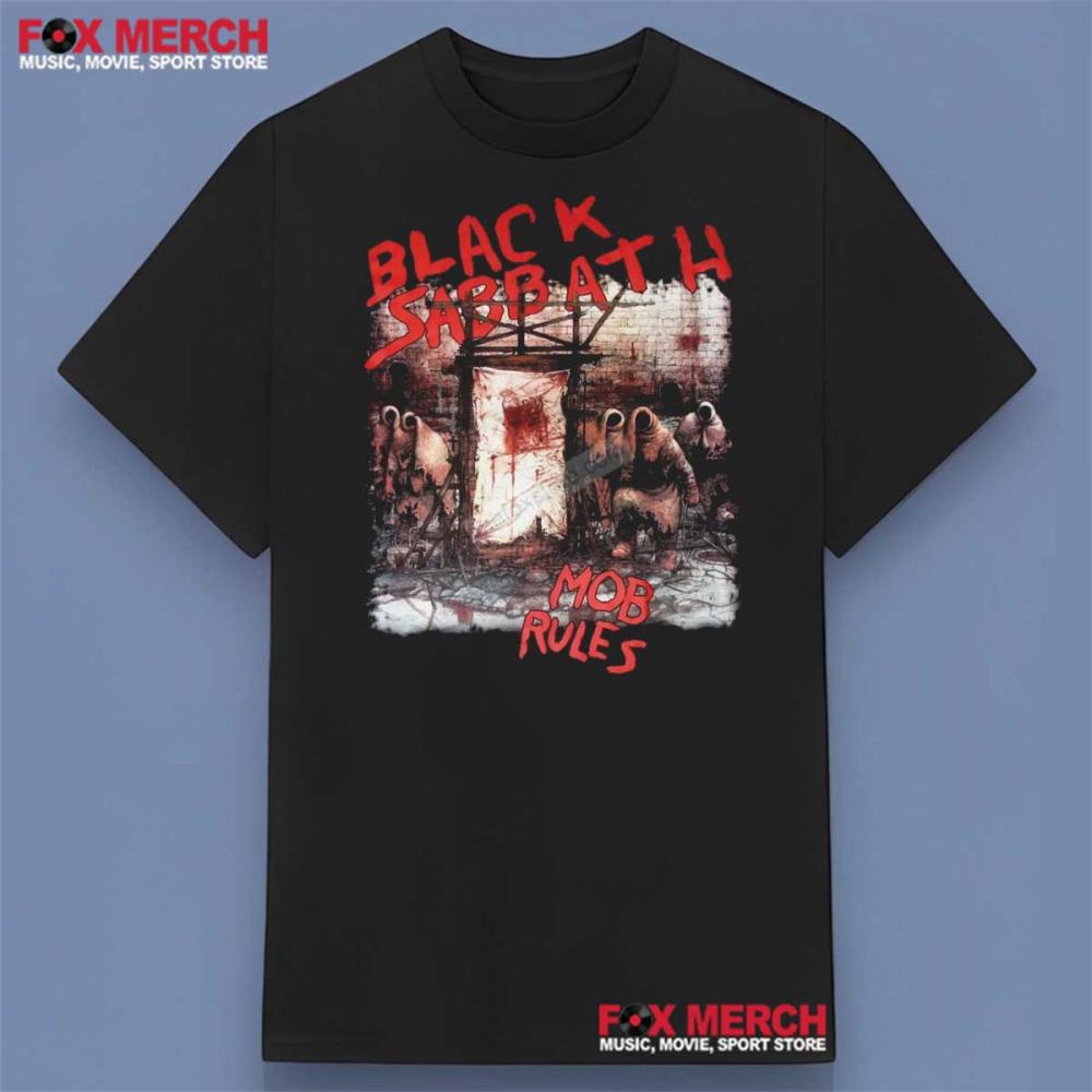Black Sabbath Mob Rules Shirt