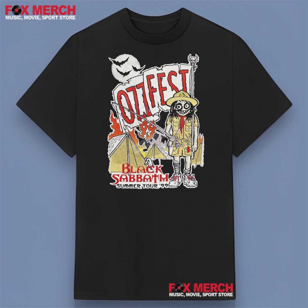 Black Sabbath Ozzfest Summer Tour 1999 Shirt