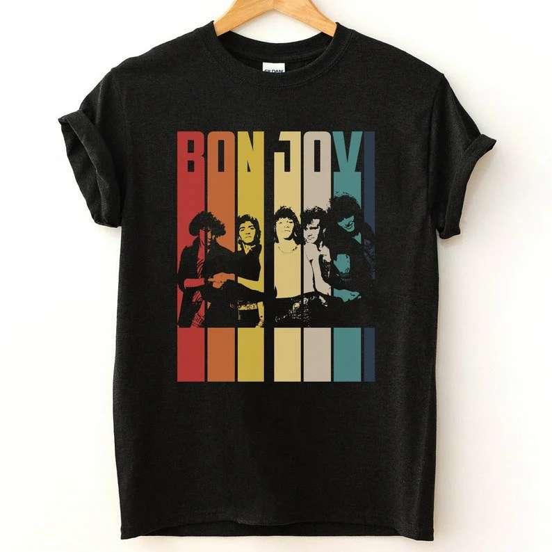 Bon Jovi Band T-Shirt Music Gift