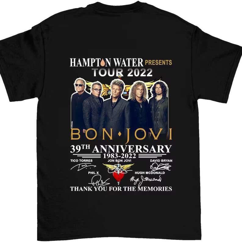 Bon Jovi Tour 2022 T-Shirt Merch