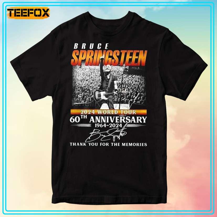 Bruce Springsteen Tour 2024 60th Anniversary Unisex T-Shirt