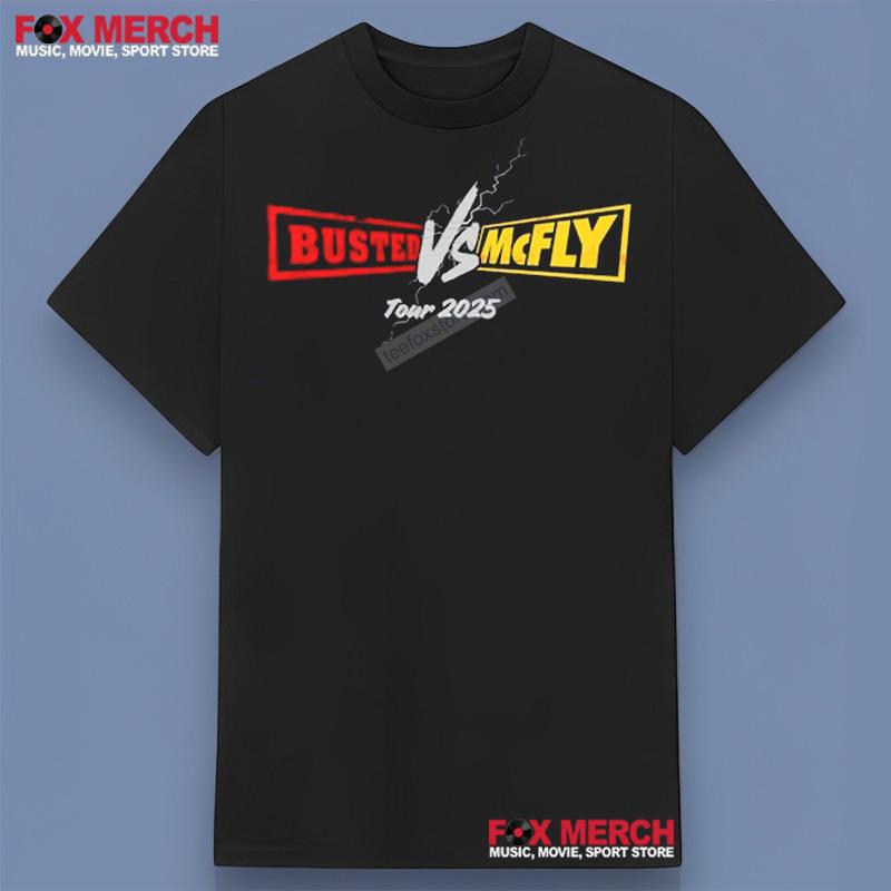 Busted vs Mcfly Tour 2025 T-Shirt