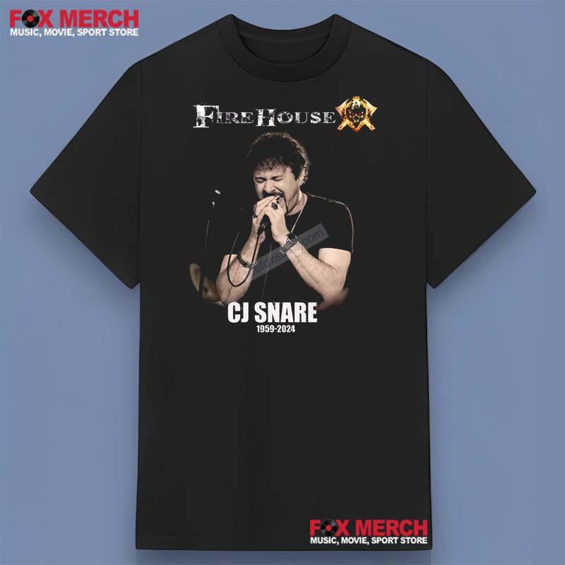 CJ Snare 1959-2024 FireHouse Band Shirt