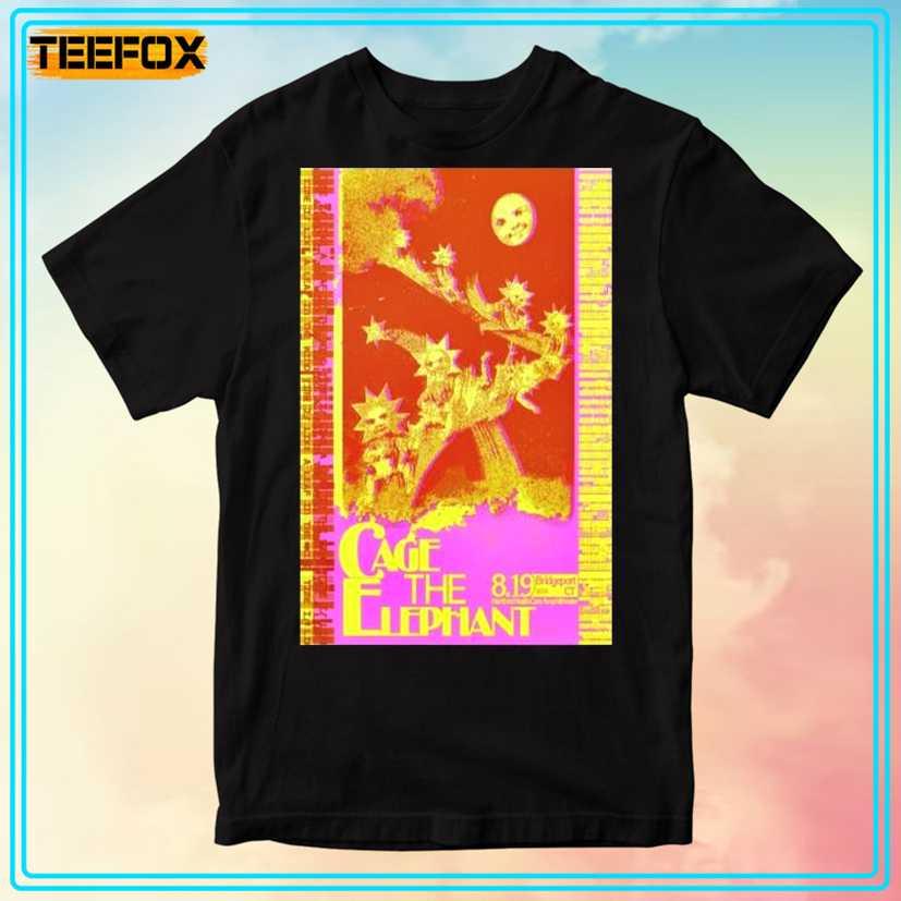 Cage The Elephant Hartford HealthCare Amphitheater in Bridgeport CT Unisex T-Shirt