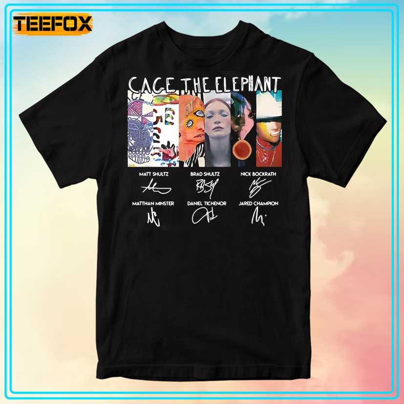 Cage the Elephant - Neon Pill Tour 2024 Signatures T-Shirt