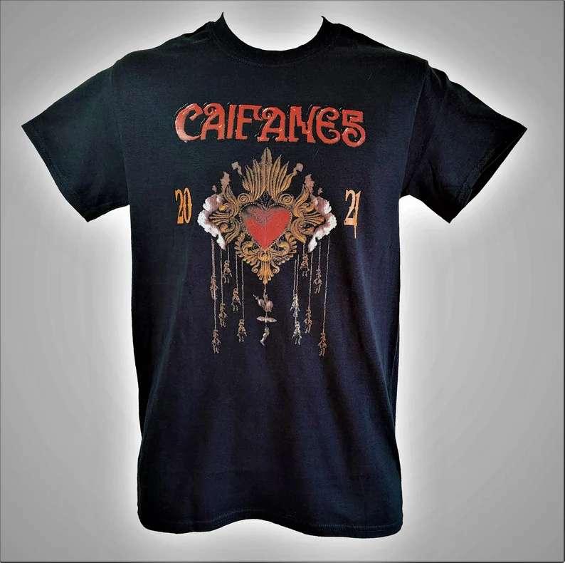 Caifanes Mexican Rock Band Black T-Shirt