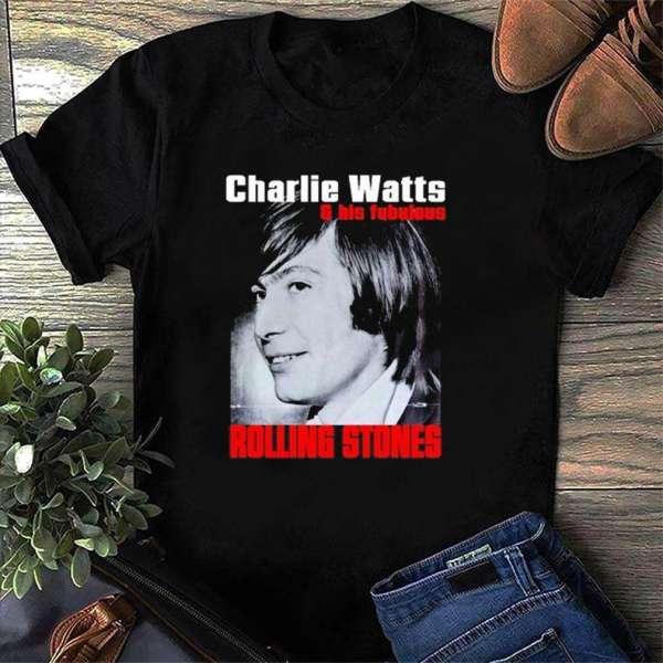 Charlie Watts And His Fabulous Rollin Stone Unisex T Shirt