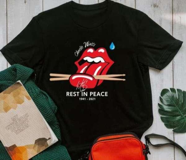 Charlie Watts Legends Never Die T-Shirt Merch
