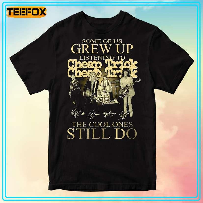 Cheap Trick Rock Band Signatures T-Shirt
