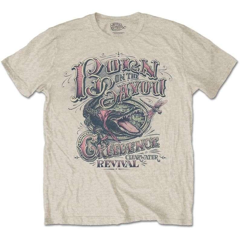 Creedence Clearwater Revival Band T-Shirt Born on the Bayou