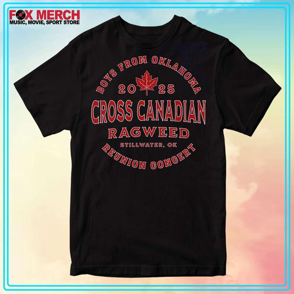 Cross Canadian Ragweed Boys From Oklahoma Reunion Concert 2025 T-Shirt