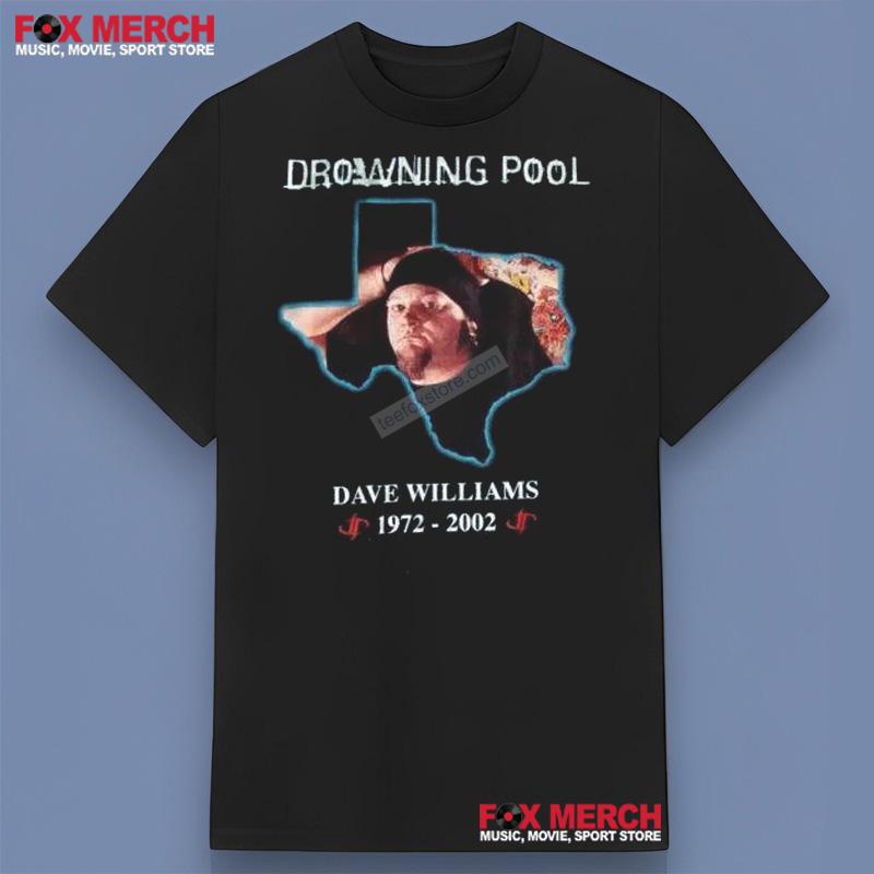 DROWNING POOL Dave Williams 1972- 2002 T-Shirt