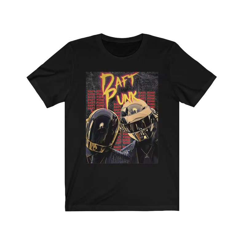 Daft Punk 2022 Goodbye T-Shirt Music