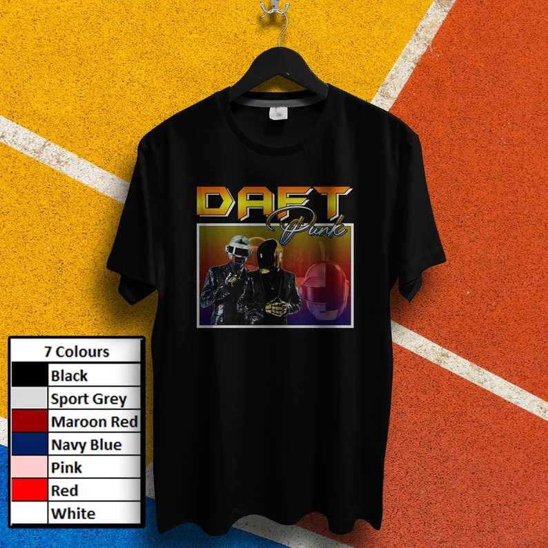 Daft Punk Duo T-Shirt Merch Music