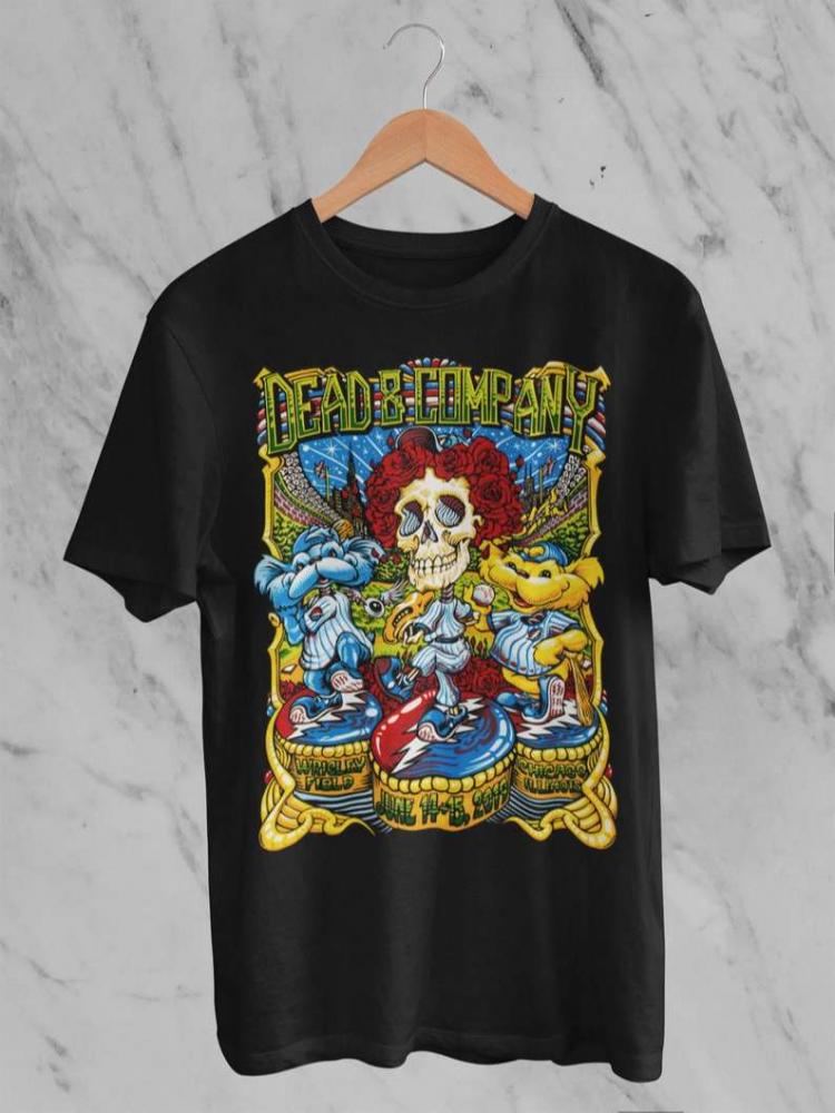Dead And Company Rock Band T-Shirt Chicago IL Wrigley Field