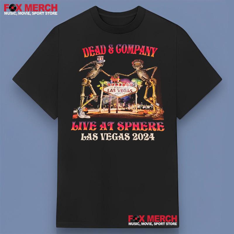Dead and Company Live At Sphere Las Vegas Music T-Shirt
